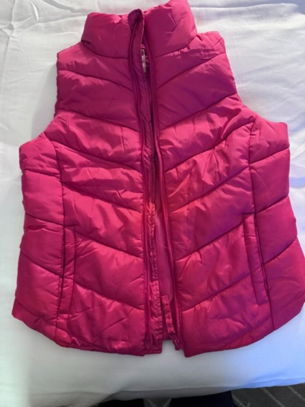 NWT So Brand Pink Puffer Vest Kids 14/16/XL